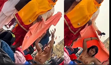 Desi Bhabhi Bath Outdoor Changing Dress Secretly Captured