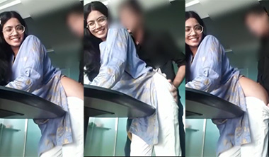 Desi Glasses Horny College Teacher Showing Hard Fucking