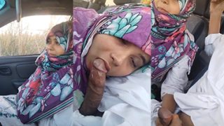 Desi Hijabi Girl Blowjob Fucking In Car Mms
