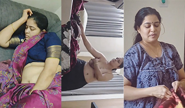 Desi Telugu MoM Nude Captured Leaked By Son
