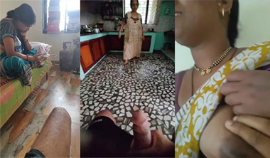 House Owner Son Masturbating – Infront Of Maid Aunty
