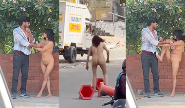 Indian Viral Girl Fully Nude In Busy Road Captured Secretly