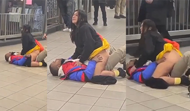 Nude Couple Fucking Airport Public Place