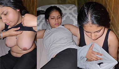 Punjabi Chubby Girl Riding On BF Dick Captured