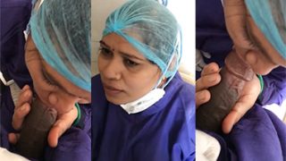 Tamil Nurse Aunty Blowjob Fucking With Doctor In Hospital