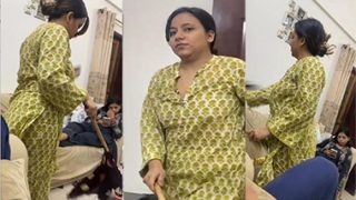 Desi Horny Wife Doggy Style Hard Fucking Moaning
