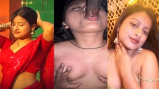 Desi Slim Bengali Horny Girl Threesome Fucking Mms