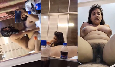 Desi Wife Giving Blowjob Riding With Husband In Hotel