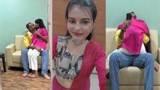 Horny Indian Babe Sucking Dick Fucking
