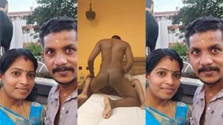 Shy Tamil Aunty Fucked in Hotel Room Leaked