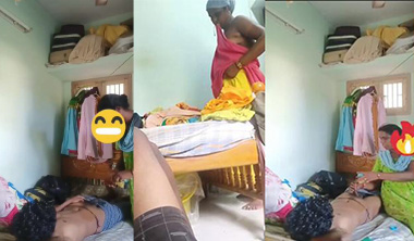 Tamil Maid Aunty With House Owner Son Affair Leaked