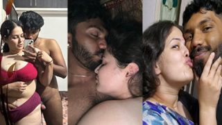 Bangalore Couple Kissing Blowjob & Fucking
