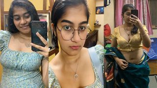 Horny Indian Girl Boobs Play & Fingering Hairy Pussy