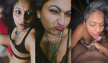 Horny Tamil Girl Giving Blowjob and Reverse Cowgirl Fucking