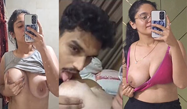 Sexy Indian Girl Boobs Playing Sucking By Bf