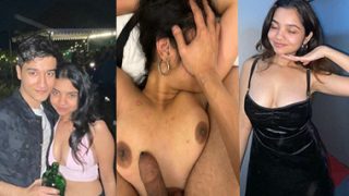 Slim Horny Indian Babe Sucking Dick Riding Fuck