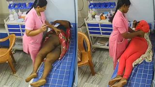 Tamil Aunty in Clinic Room – Ass Clear View IPCam Captured