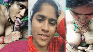 Tamil Wife Giving Blowjob to Her Husband Dick