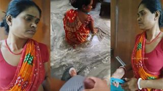 Telugu Maid Aunty Upskirt – Pussy Captured Secretly