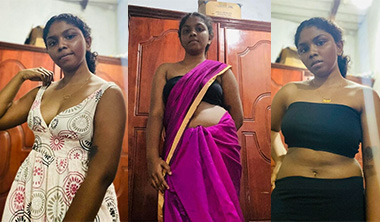Dusky Mallu Girl Showing – Squeezing Boobs Fingering